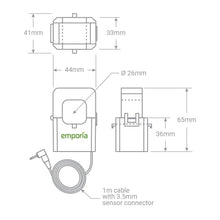 Load image into Gallery viewer, EMPORIA VUE SMART ELECTRICITY MONITOR | METER | 3 PHASE | 120-240V