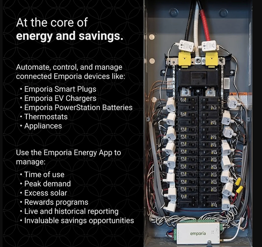 Vue Gen3 installed in a distribution panel