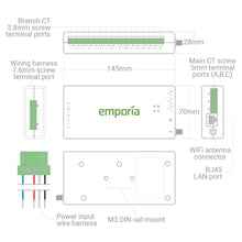 Load image into Gallery viewer, Emporia Vue Gen3 energy monitor (EMV3-A)
