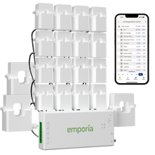 Load image into Gallery viewer, Emporia Vue Gen3 3-phase kit with 16 circuit sensors
