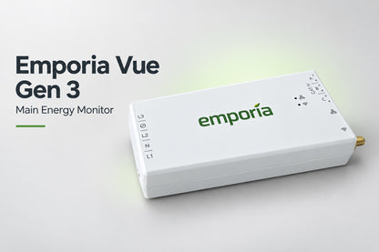 Emporia Vue Gen3 3-phase energy monitor — front view